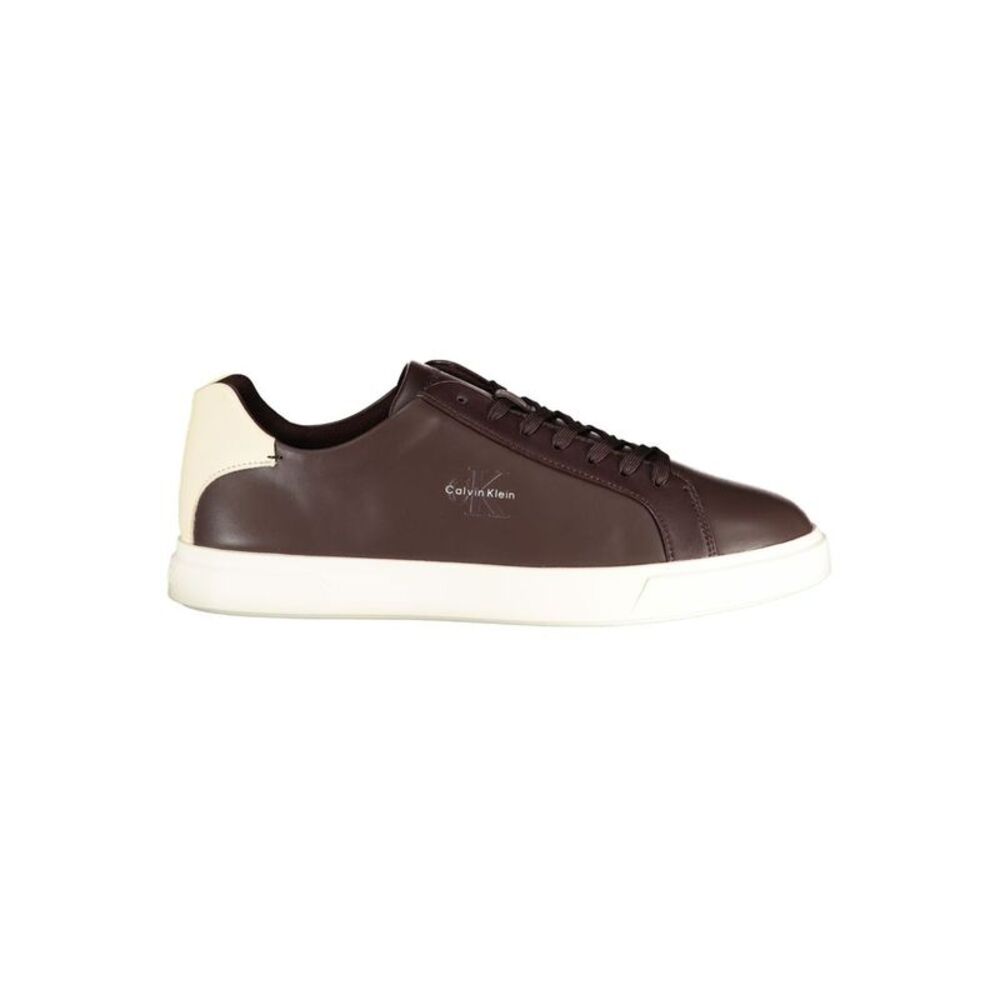 Calvin Klein Brown Polyurethane Men's Men's Sneaker